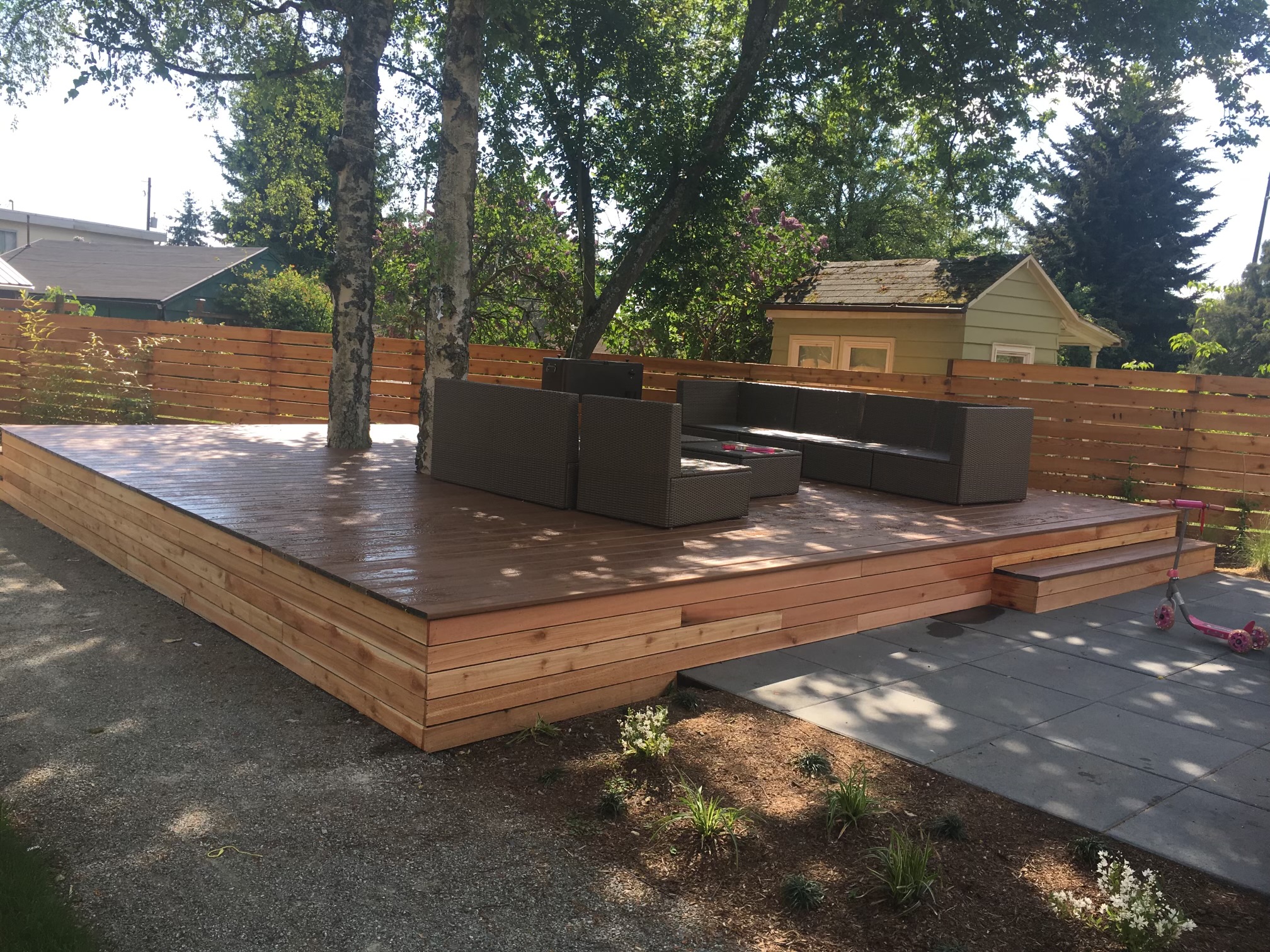 Picture of new trex deck 3