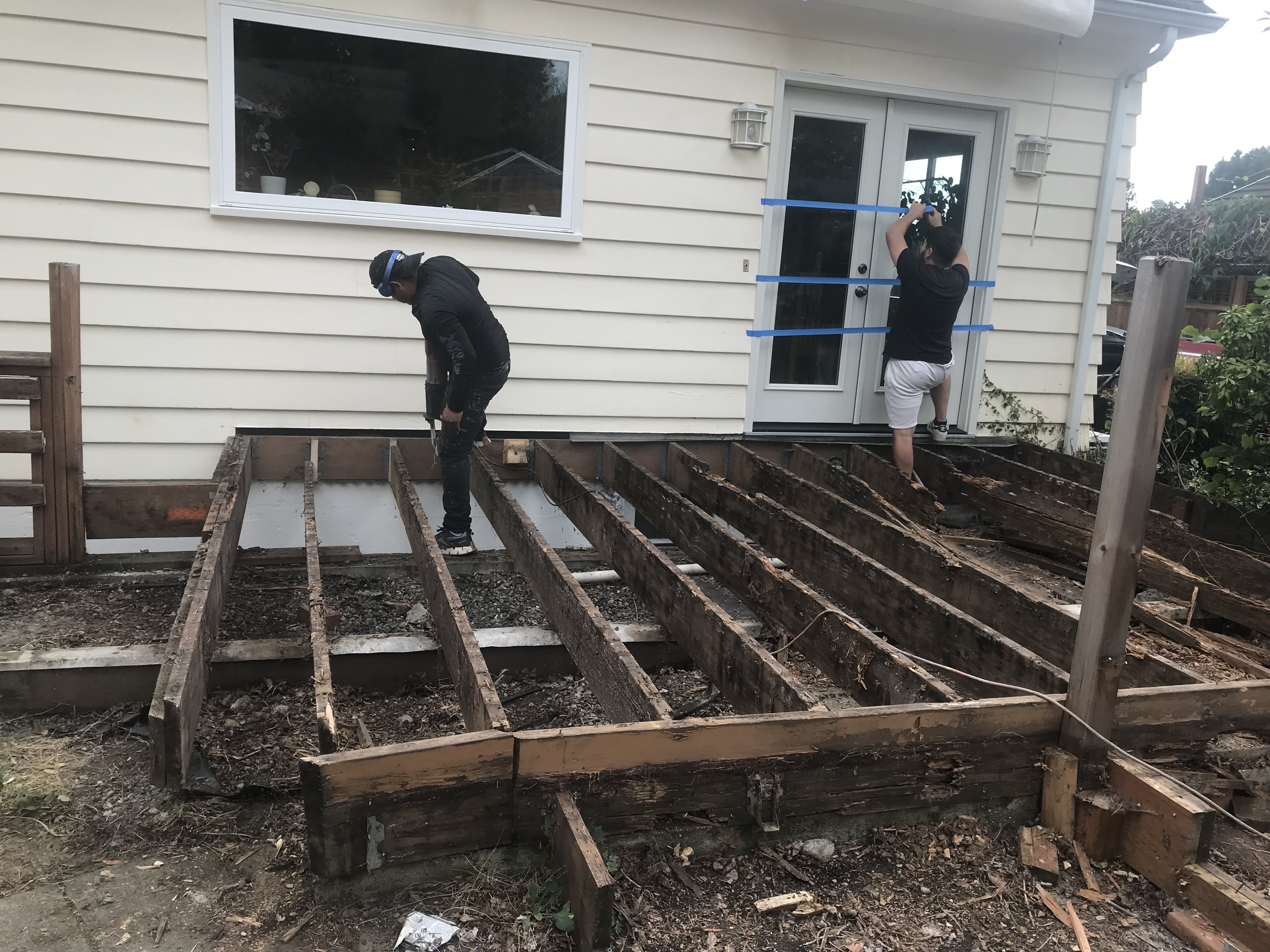 Picture of deck demo
