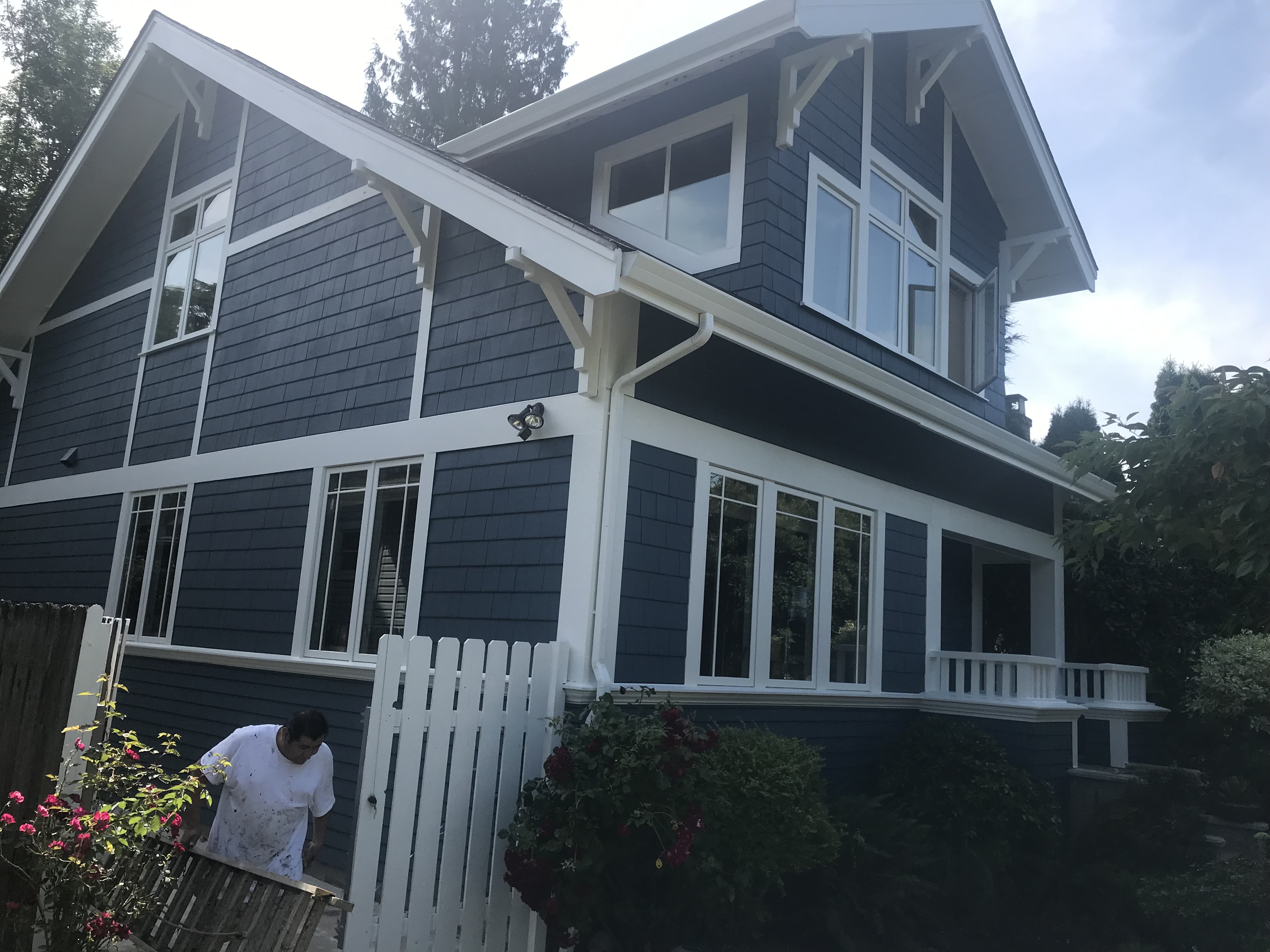 House nearly done painting